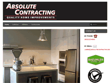 Tablet Screenshot of absolutecontracting.biz